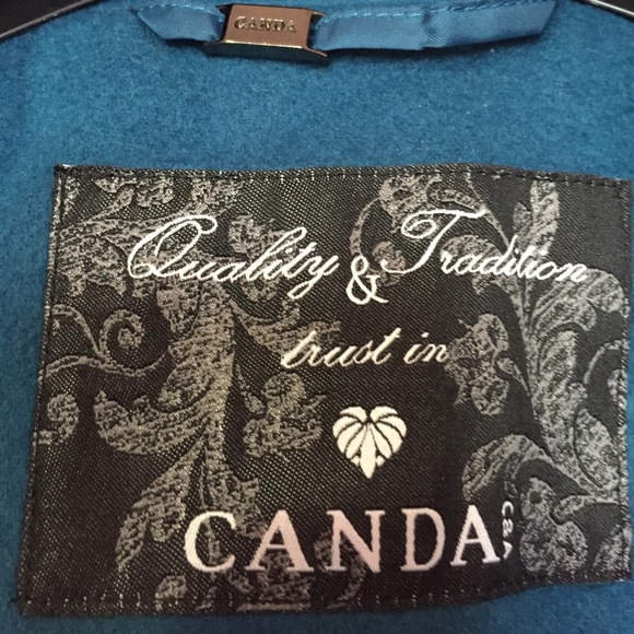 ✨NWT✨ Long Soft Dark Turqoise Peacoat - Picture 7 of 8